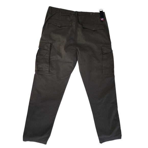 SCOTCH & SODA Pleated Cotton Cargo Pants khaki W36 L32 - Picture 3 of 15